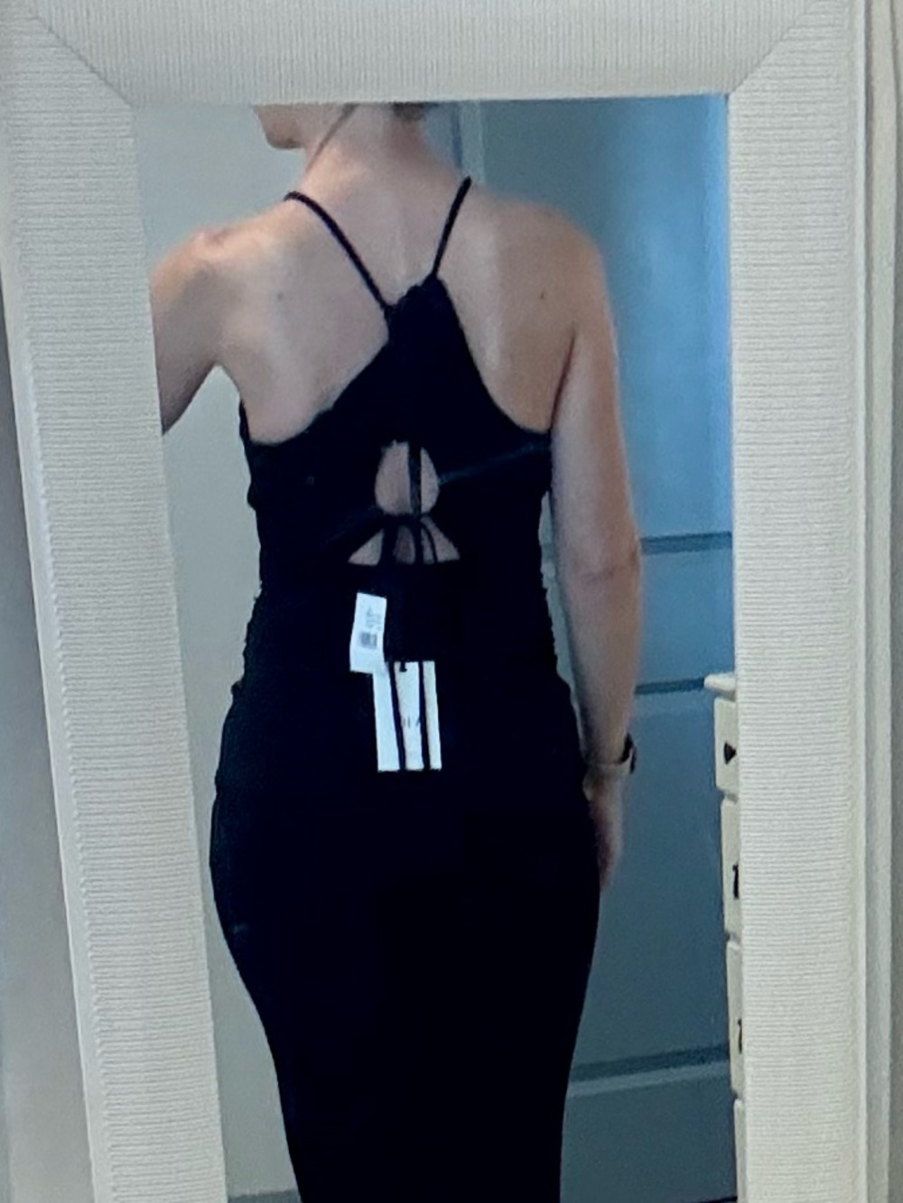 🖤 VICI Black Open-Back Midi Dress 🖤 Sz Small NWT - Picture 6 of 6